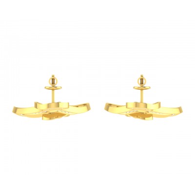 Faren Diamond Earrings in Gold